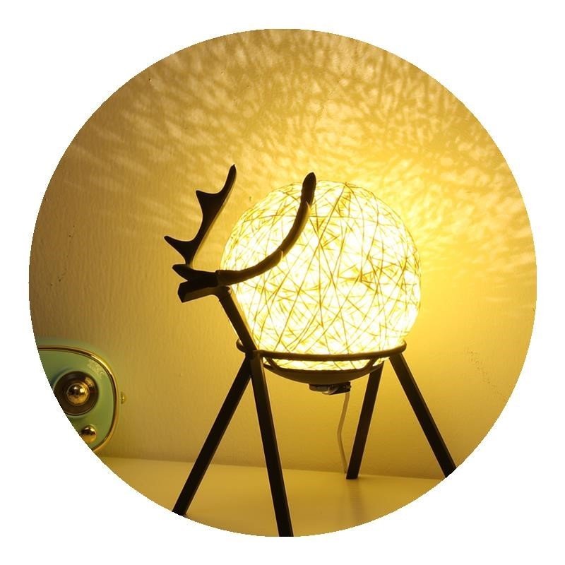 LED Romantic Night Light & Bedside Lamp with Dimmable Remote Control