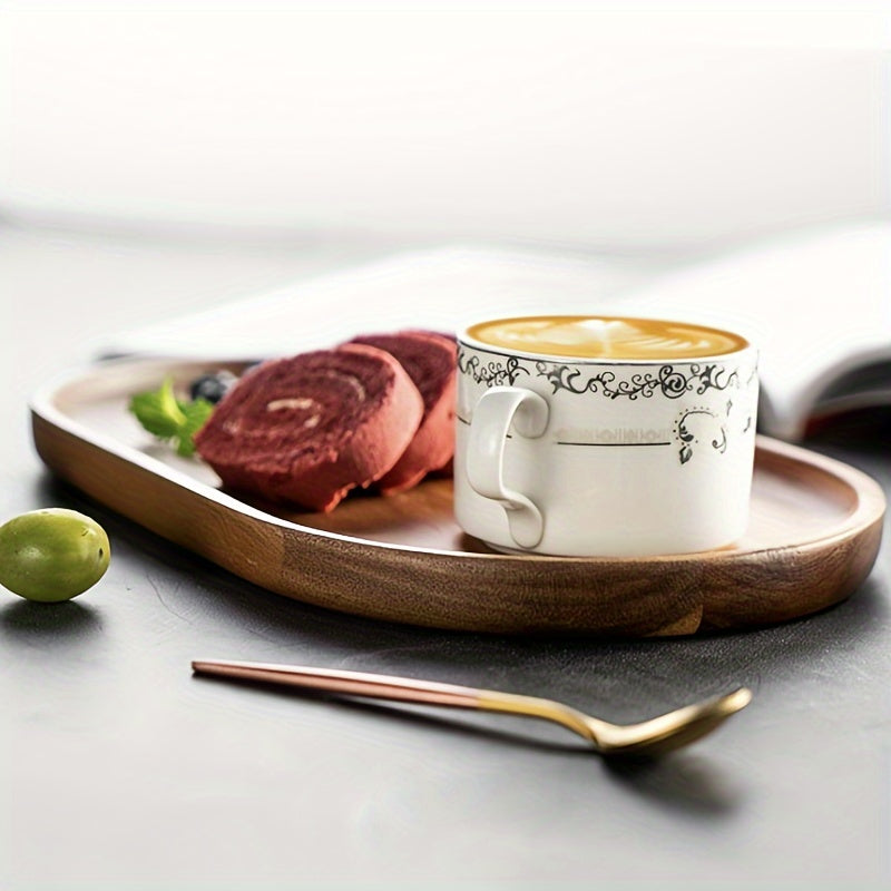 2-Piece Wooden Serving Trays – Japanese-Style, Space-Saving