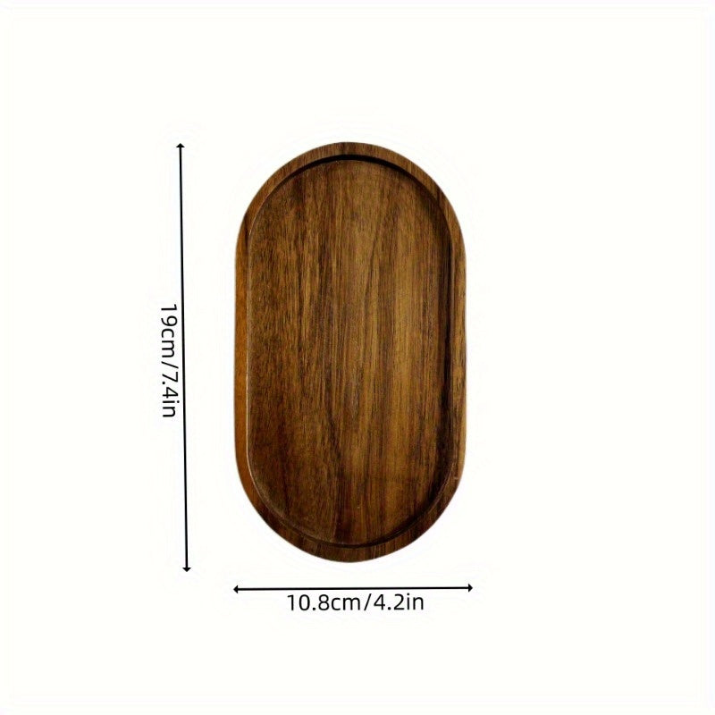 2-Piece Wooden Serving Trays – Japanese-Style, Space-Saving