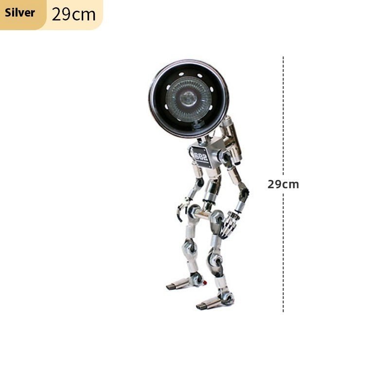 Creative Robot Design Table Lamp, Unique Atmosphere Study Light for Bedroom & Home Decoration