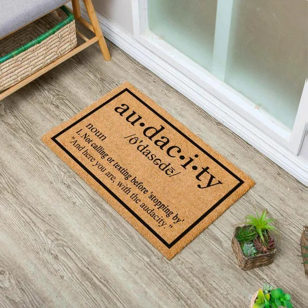 Heavy Duty Coir Welcome Doormat – Non-Slip Outdoor Entryway Mat, Funny Housewarming Gift