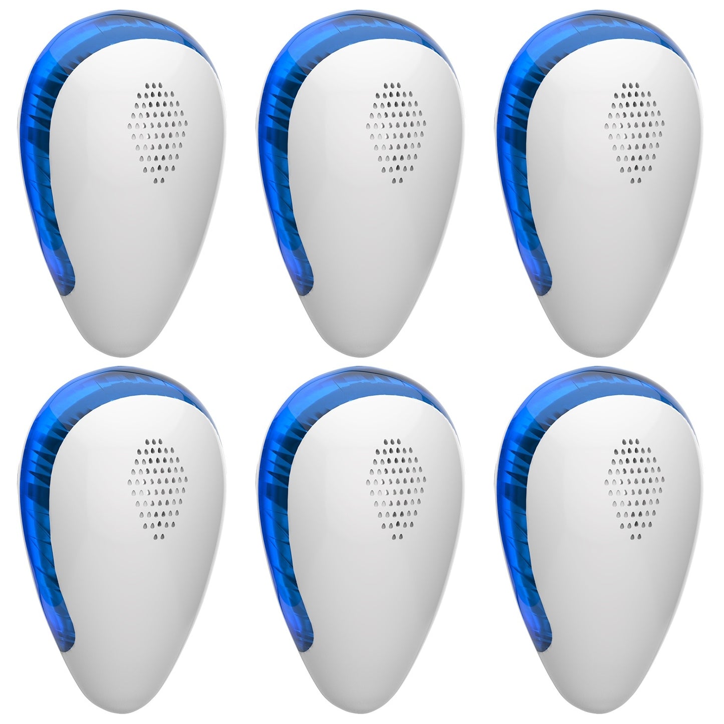 6-Pack Ultrasonic Pest Repeller – Indoor Plug-in Bug & Rodent Control