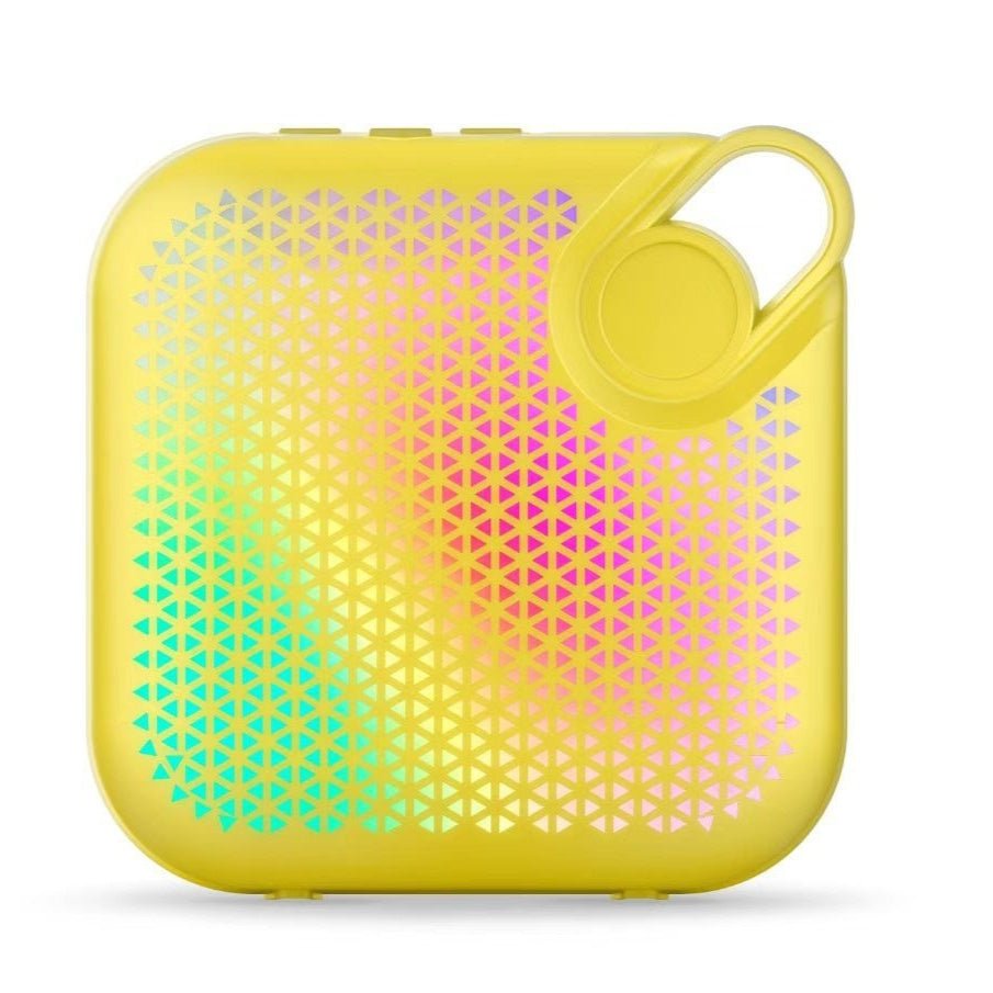 Portable Wireless Bluetooth Speaker, Compact Desktop Audio with LED Lights