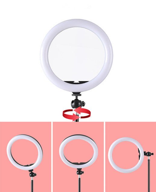 10-Inch Ring Light with Tripod Stand for Live Streaming and Selfies