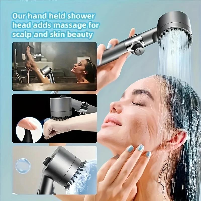 Multi-Mode Handheld Shower Set – Bathroom Shower Head with Hose & Adjustable Spray
