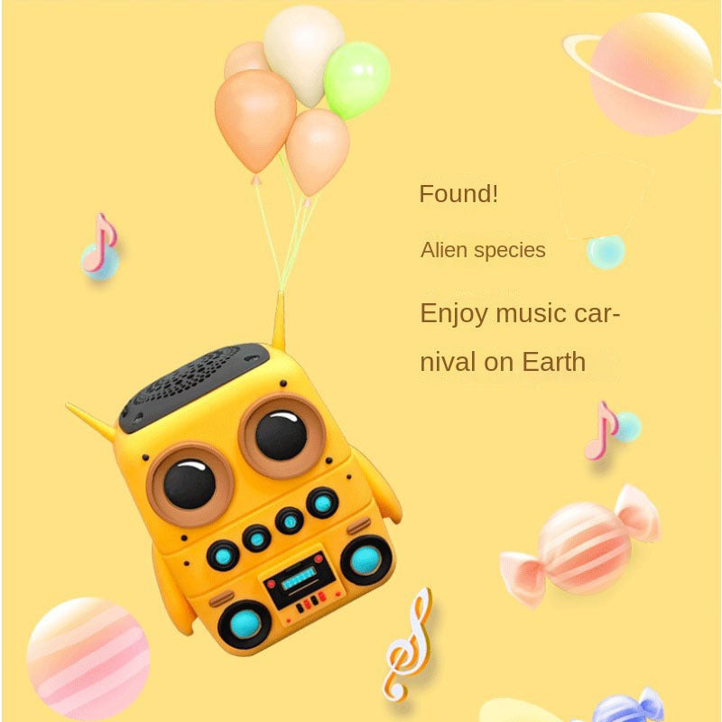 Cute Minion Robot Bluetooth Speaker – Portable Wireless Cartoon Speaker for Kids & Home Decor