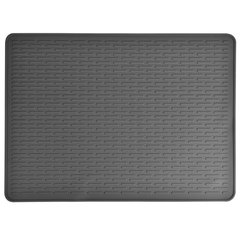 Silicone Kitchen Dish Drying Mat, Heat-Resistant Draining Pad for Countertop