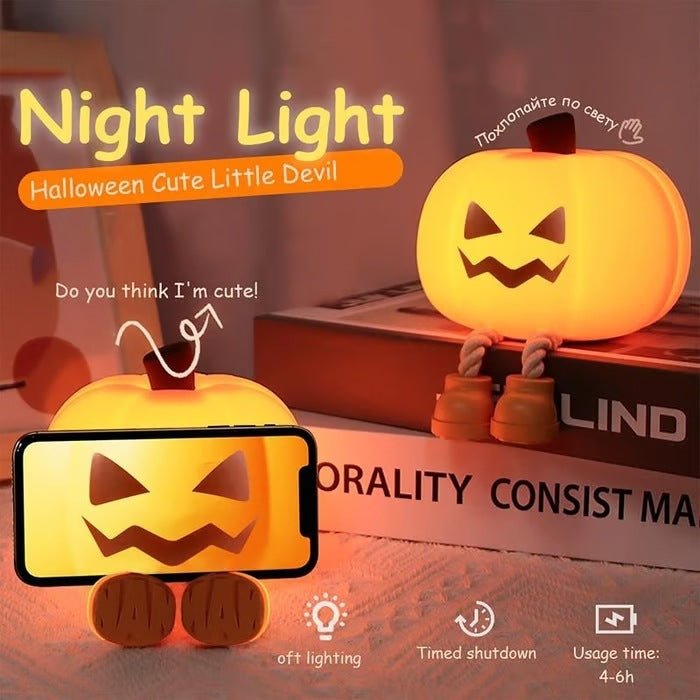 Halloween Creative Pumpkin Atmosphere Night Lamp for Home & Holiday Decor
