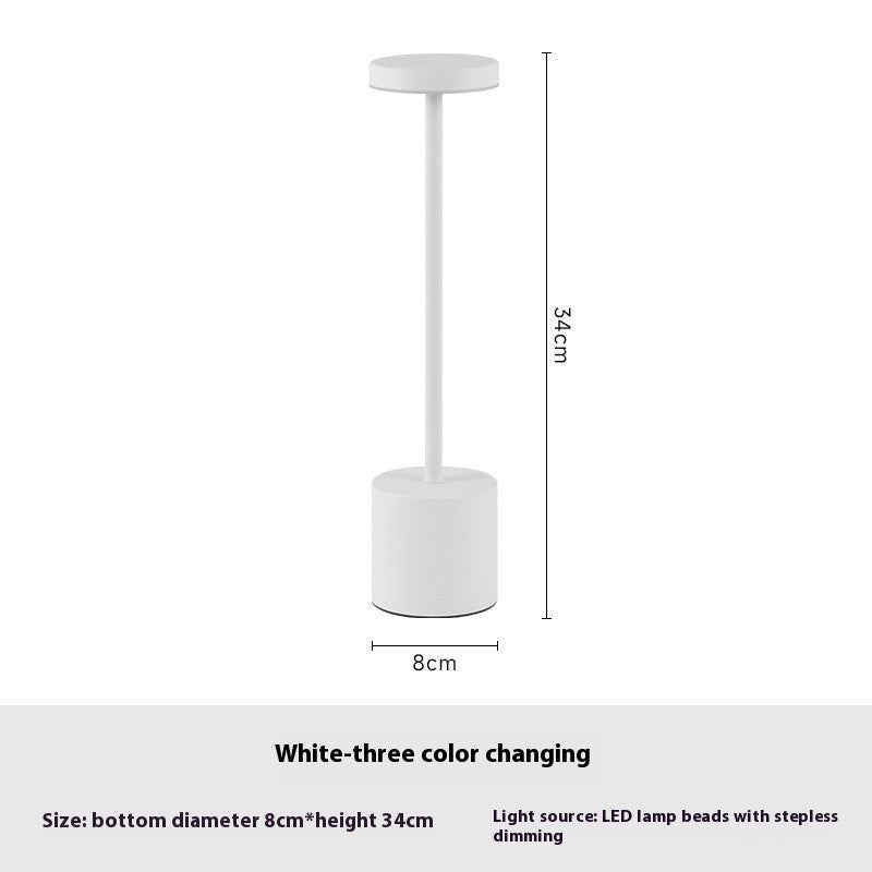 Modern LED Rechargeable Bedside & Dining Table Night Lamp