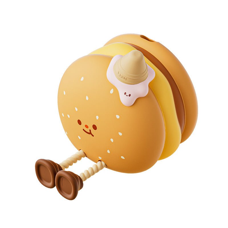 Creative Silicone Rechargeable Night Light, Portable Bedside Lamp for Kids & Bedroom Decor