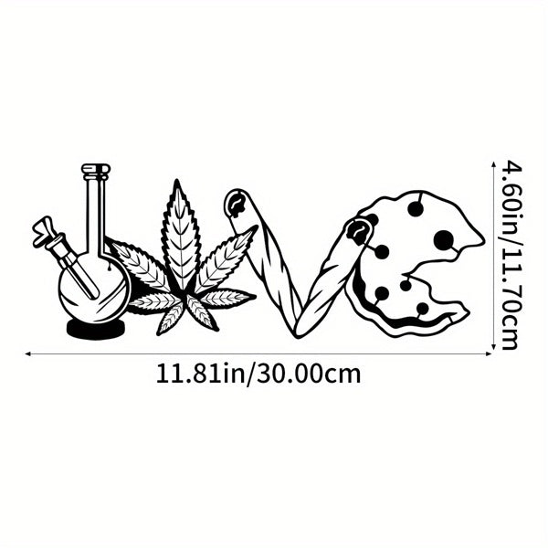 LOVE Metal Wall Sign – Decorative Plaque for Home & Living Room Decor