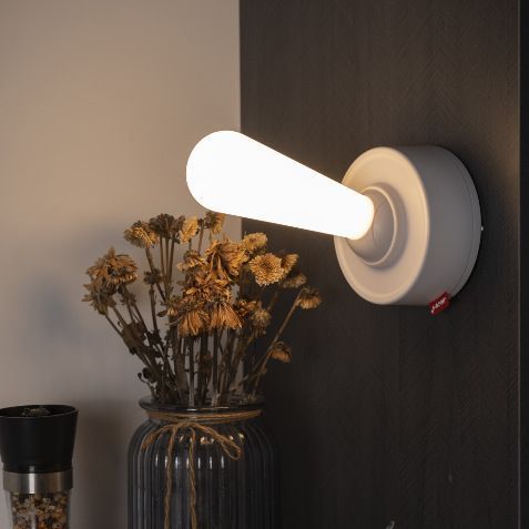 Silicone LED Night Light with Toggle Switch, USB Rechargeable & Wall Mount