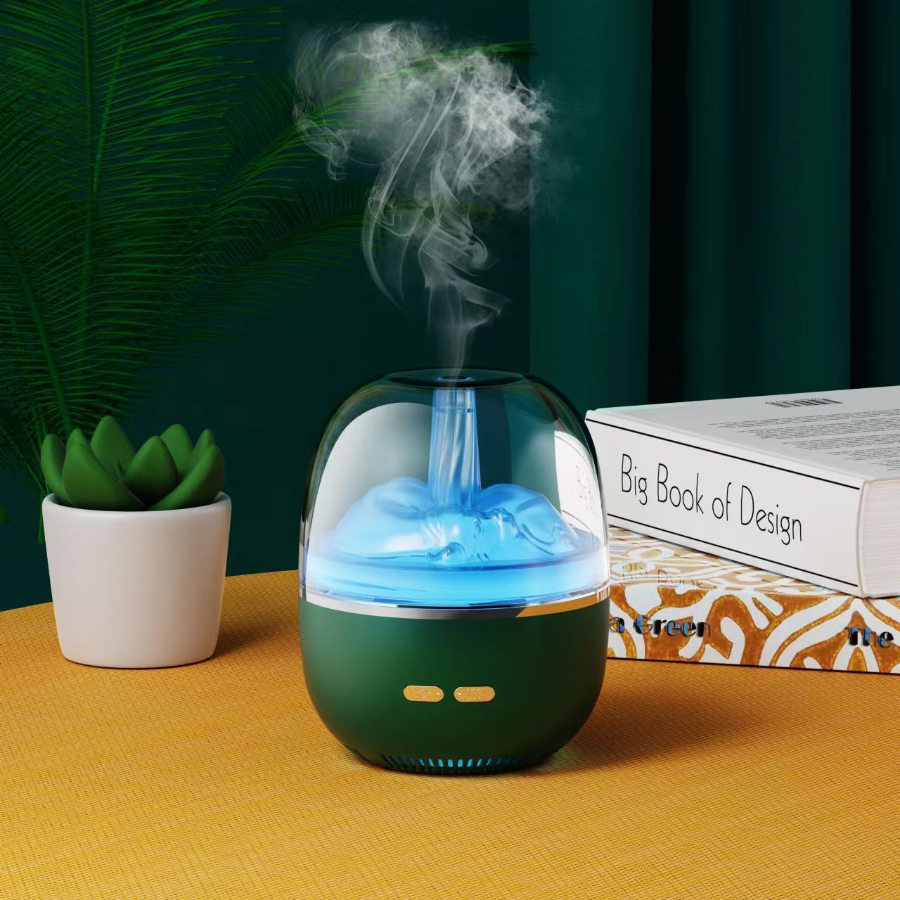 Ultrasonic Aroma Diffuser & Air Humidifier with Colorful LED Lights