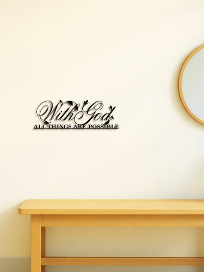 Inspiring Metal Wall Art Sculpture – Exquisite Religious Accent Home Decor