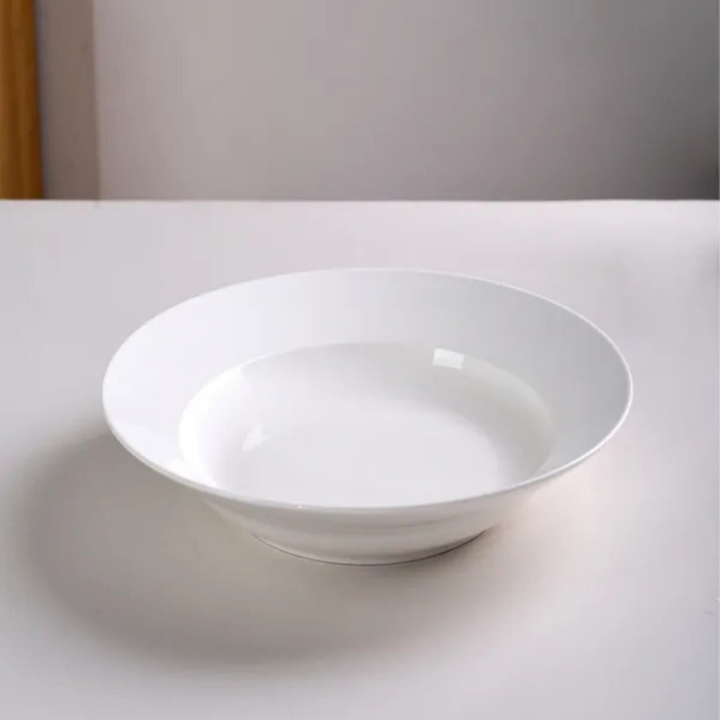 White Dinner Plates – Set of 6 Classic Round Tableware