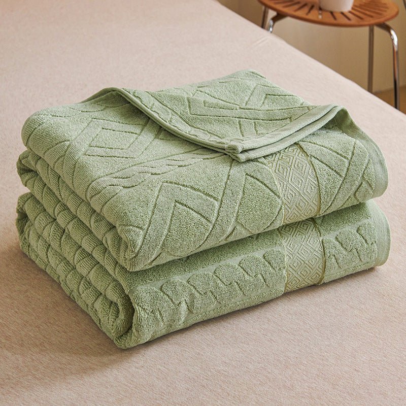 Thin Summer Cooling Duvet, Tassel Weave Cotton Blanket, for Air-conditioned Rooms