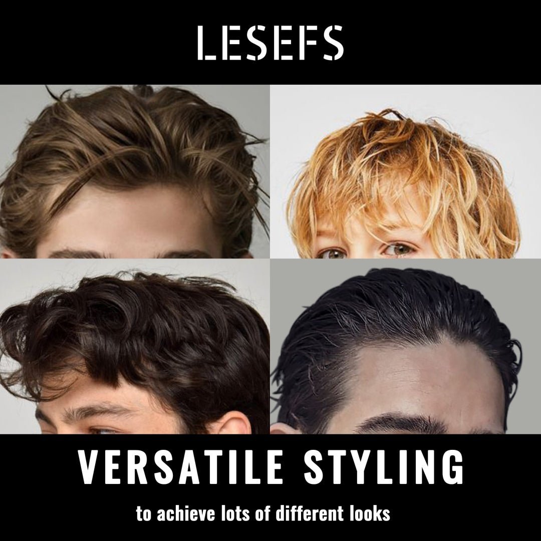 Men’s Hair Gel and Mud Set – Strong Hold, Long-lasting Styling, Non-sticky Finish