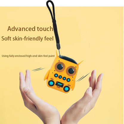 Cute Minion Robot Bluetooth Speaker – Portable Wireless Cartoon Speaker for Kids & Home Decor