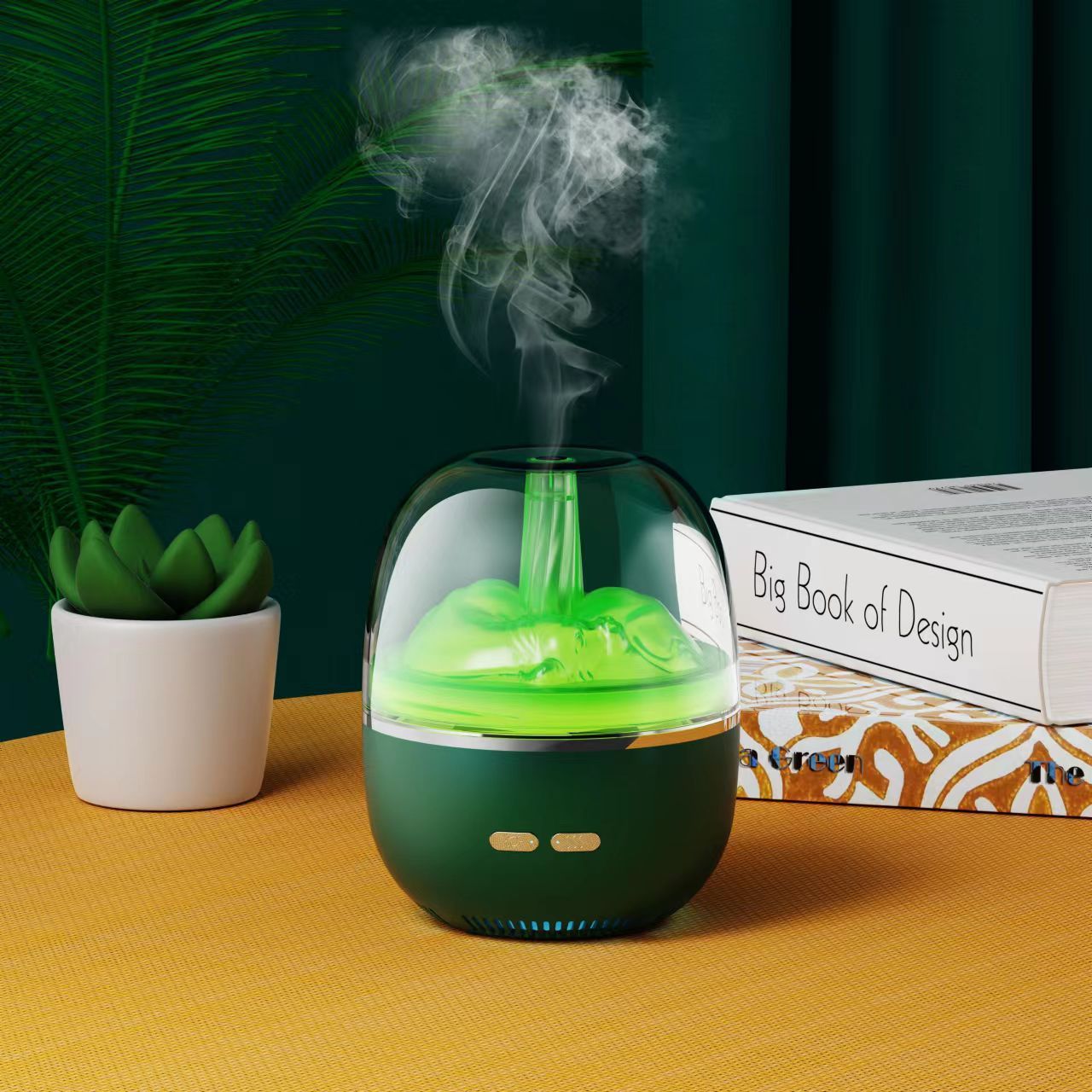 Ultrasonic Aroma Diffuser & Air Humidifier with Colorful LED Lights