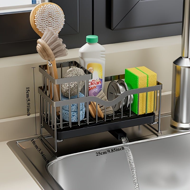 Multi-functional Stainless Steel Sponge Holder and Drainer - DonoHome