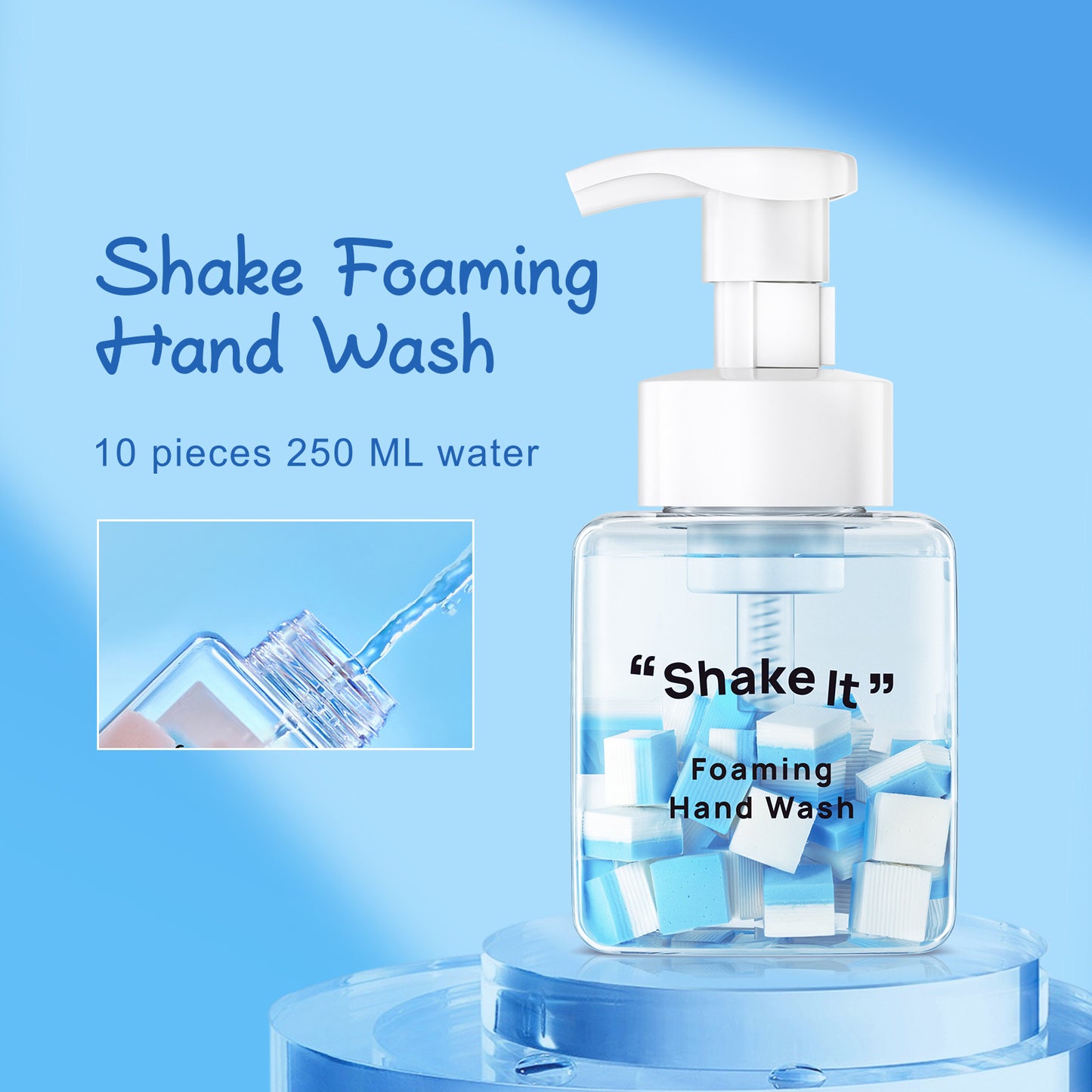 DIY Shake Foam Hand Sanitizer – Colorful Cube Foaming Hand Wash, Fun & Effective Cleaning Soap