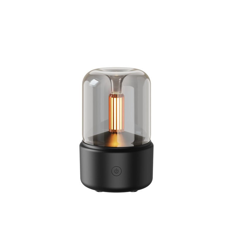 Portable USB Atmosphere Light Humidifier & Aroma Diffuser with Candlelight Effect