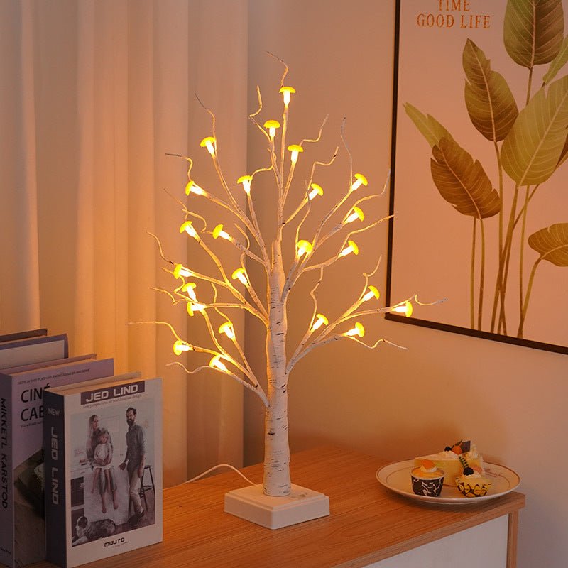 LED Mushroom Tree Lamp – Decorative Indoor Table Light for Home & Bedroom