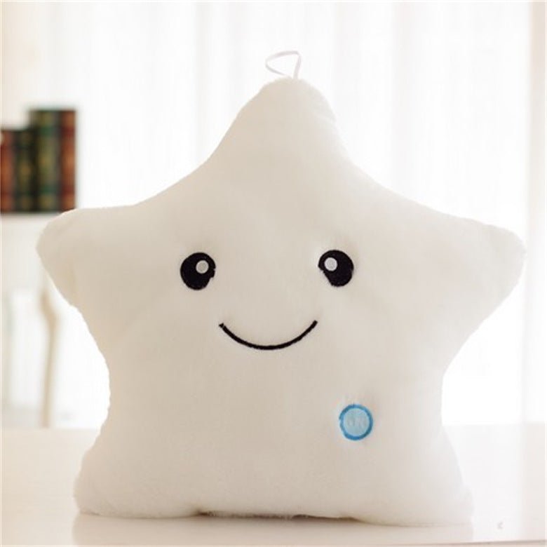 Cute Luminous Pillow – Colorful LED Light-Up Plush Cushion for Bedroom & Living Room