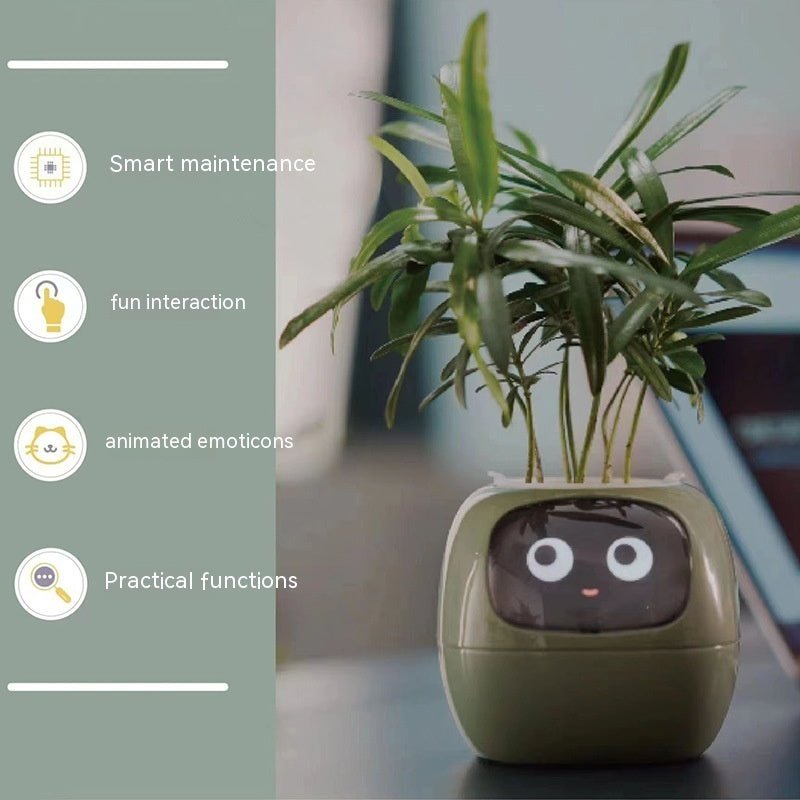 Smart Planter with AI Sensors, 49+ Expressions, and Automatic Watering