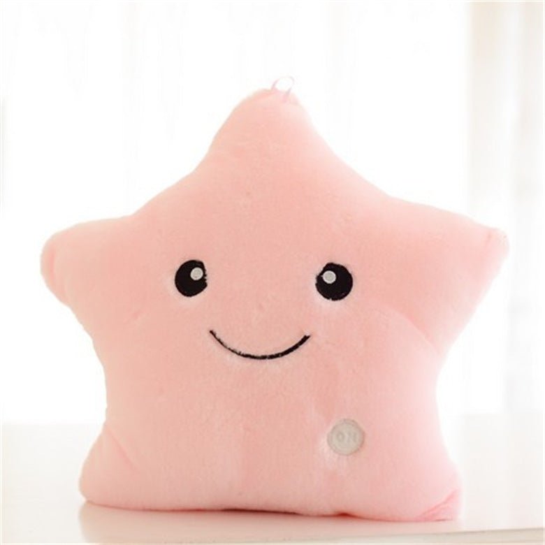Cute Luminous Pillow – Colorful LED Light-Up Plush Cushion for Bedroom & Living Room