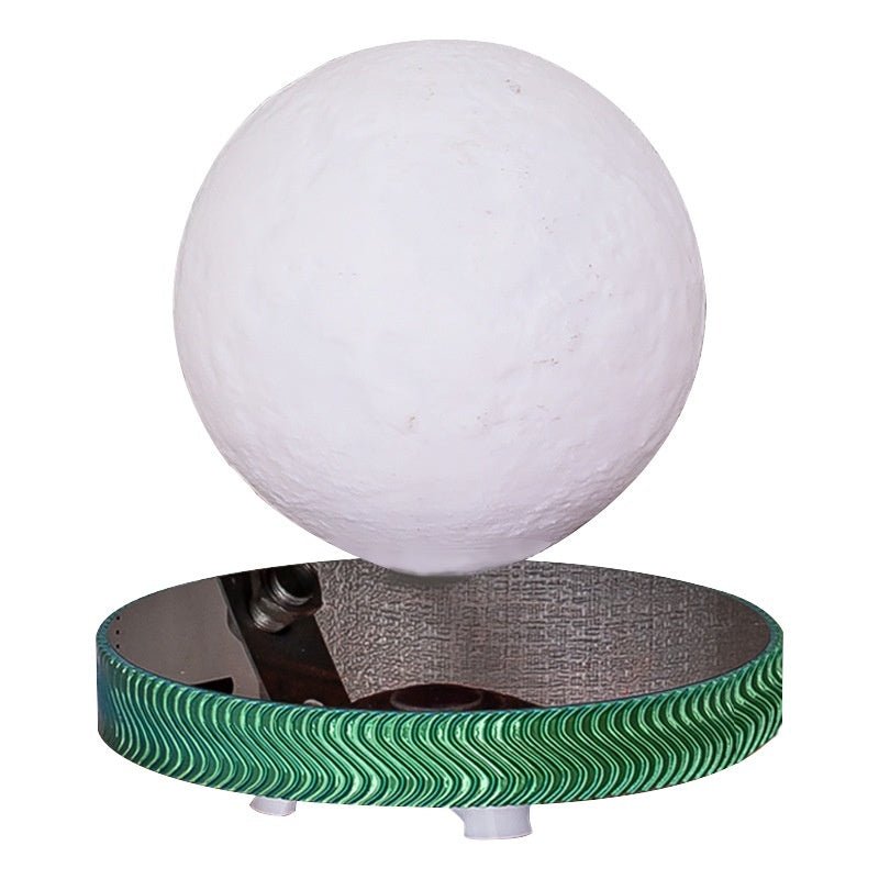 Magnetic Suspension Moon & Saturn Night Light – Creative Floating LED Ambient Lamp for Home Decor