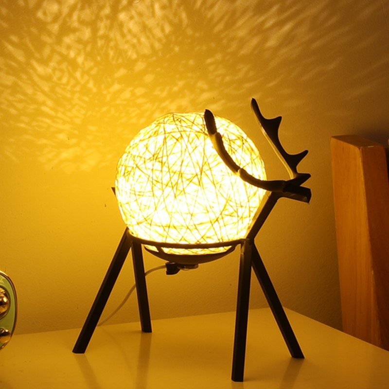 LED Romantic Night Light & Bedside Lamp with Dimmable Remote Control