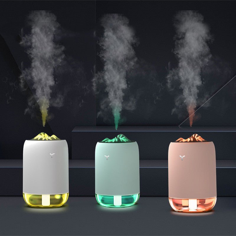 Magic Flame Mini Humidifier & Aroma Diffuser for Home, Office, or Car