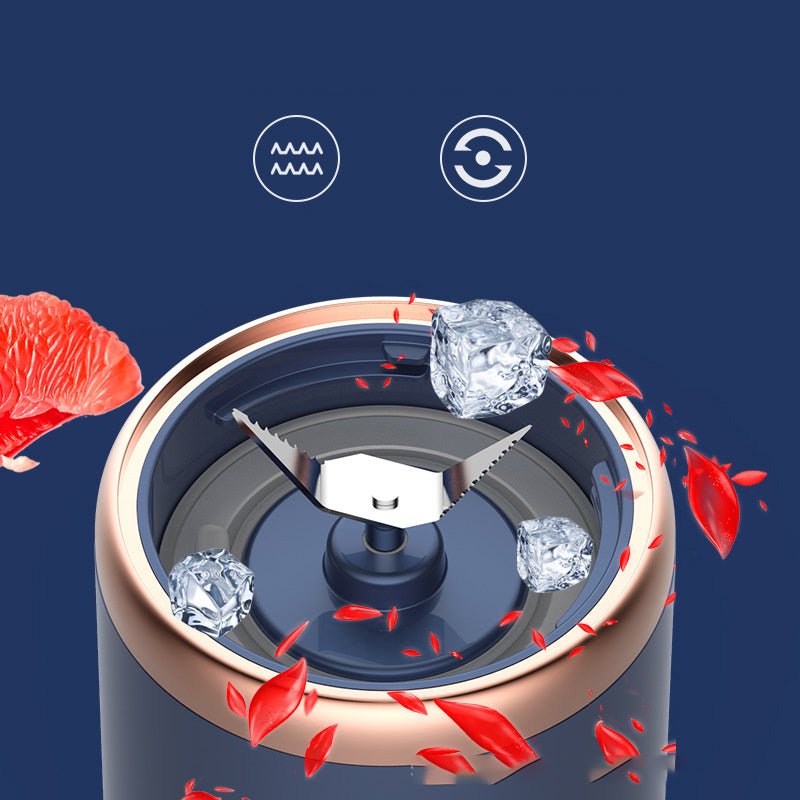 6-Blade Portable USB Rechargeable Blender, Mini Juicer & Smoothie Maker