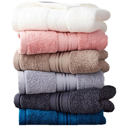 Pure Cotton Bath Towel Set – Thick Absorbent Towels for Bathroom, Beach & Salon Use