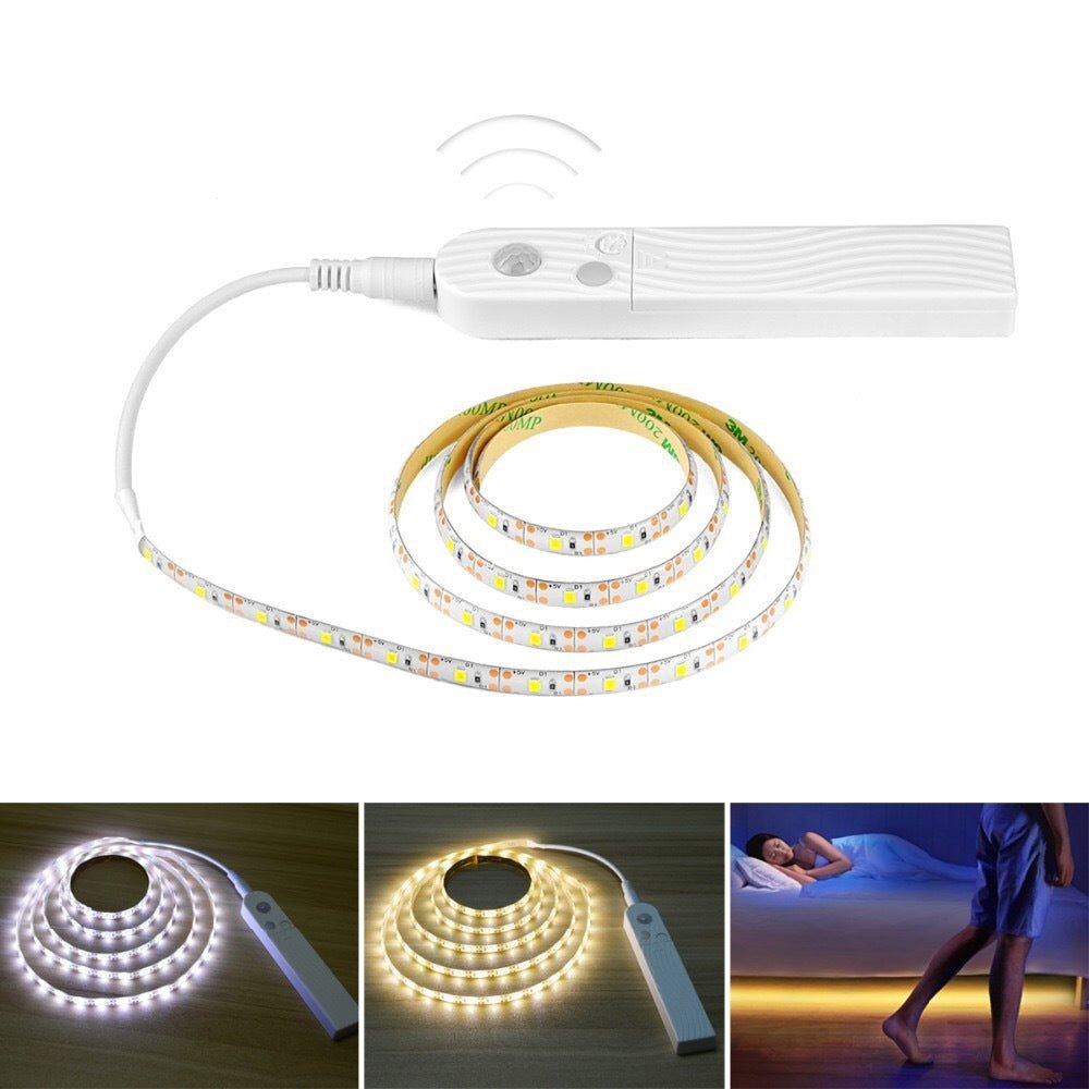 Motion Sensor LED Strip Light for Kitchen & Cabinet Lighting, Waterproof