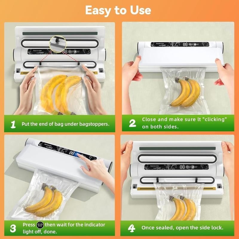 Vacuum Sealing Machine, Food Preservation Vacuum Sealing Machine - DonoHome