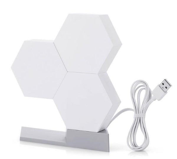 Geometric Hexagon Mood Lamp Night Light for Bedroom & Home Ambient Lighting Decor
