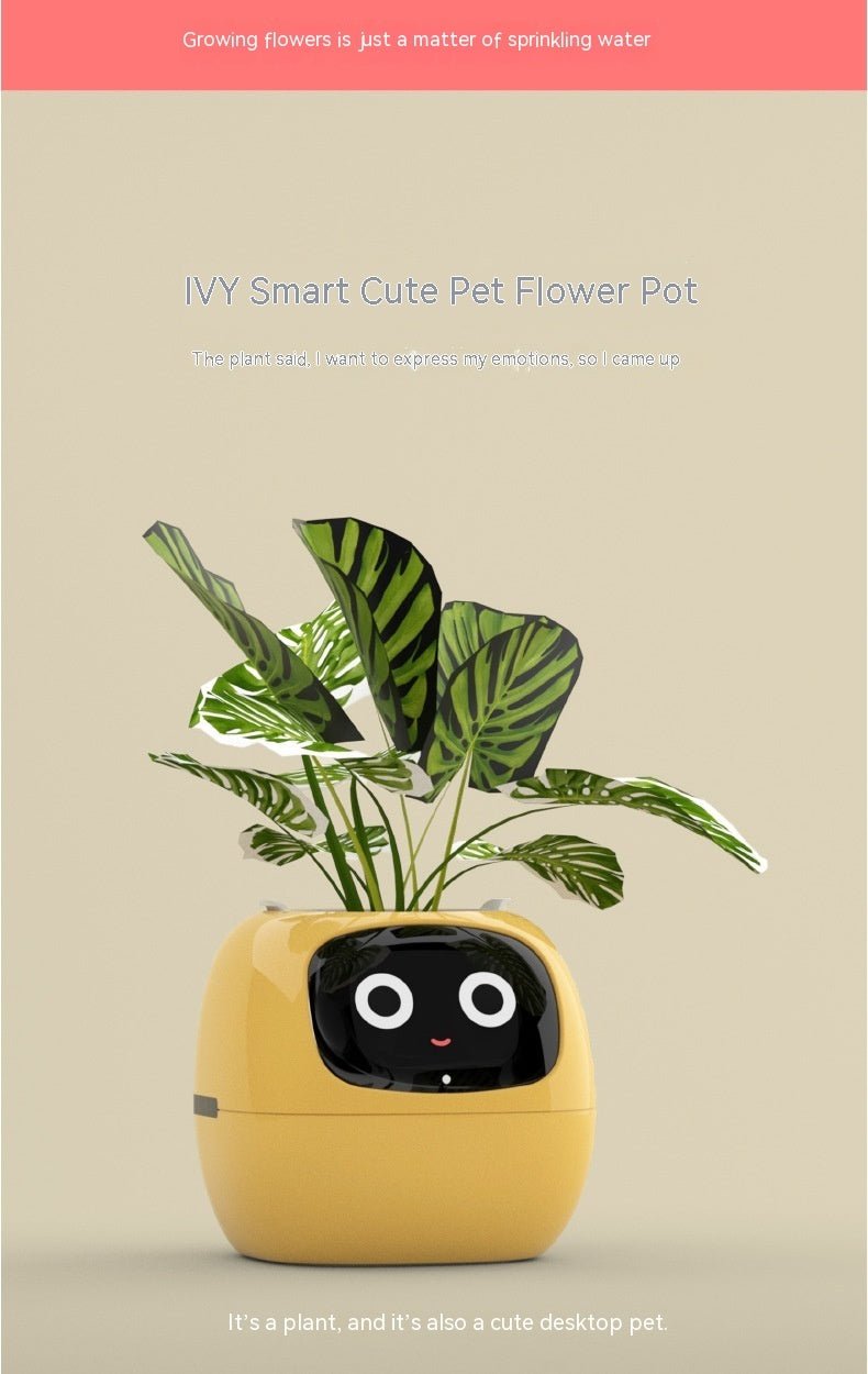 Smart Planter with AI Sensors, 49+ Expressions, and Automatic Watering