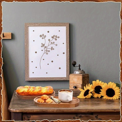 2-Piece Wooden Serving Trays – Japanese-Style, Space-Saving