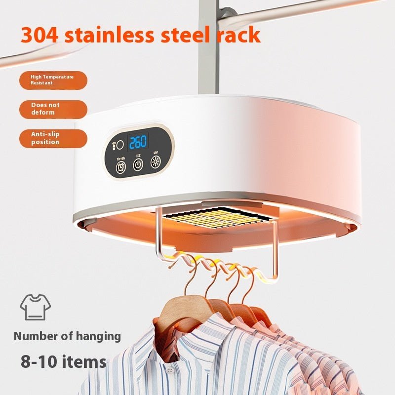 Smart Portable Clothes Dryer with Sterilization, Large Capacity