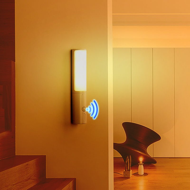 Motion Sensor LED Night Light, Dimmable & Rechargeable Wall Lamp