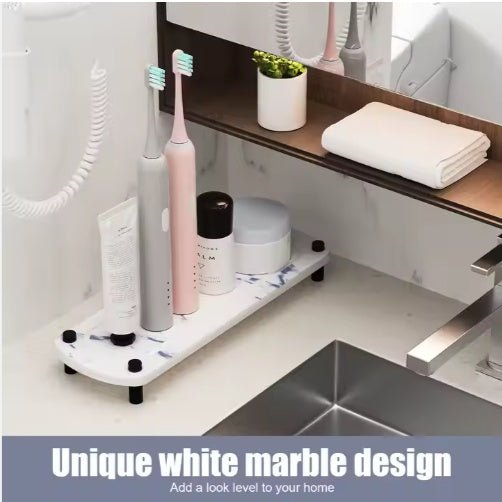 Diatomaceous Earth Sink Tray Stone Home Sink Caddy Kitchen Bathroom Instant Dry Sink Organizer