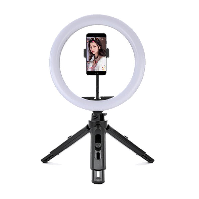 10-Inch Ring Light with Tripod Stand for Live Streaming and Selfies