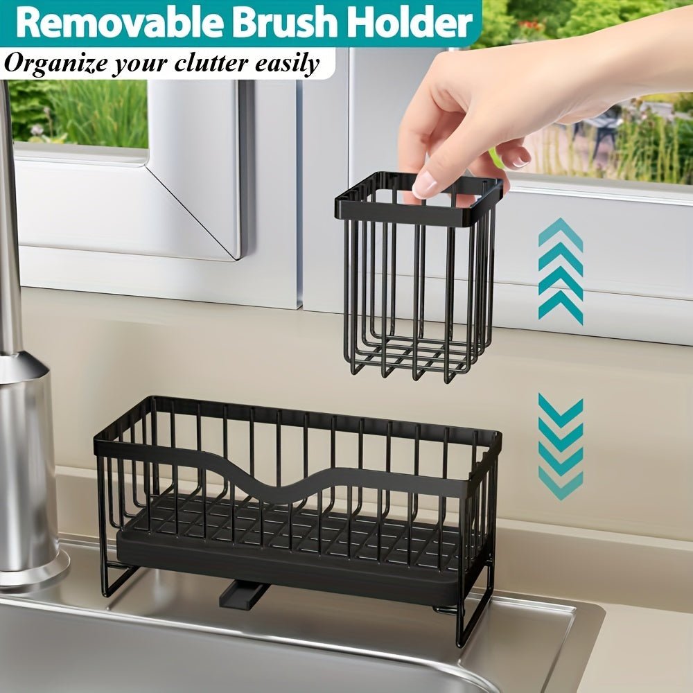 Multi-functional Stainless Steel Sponge Holder and Drainer - DonoHome