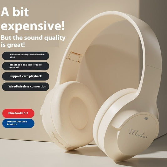 Wireless Bluetooth Headset with Noise Reduction, Over-Ear Headphones for PC & Mobile