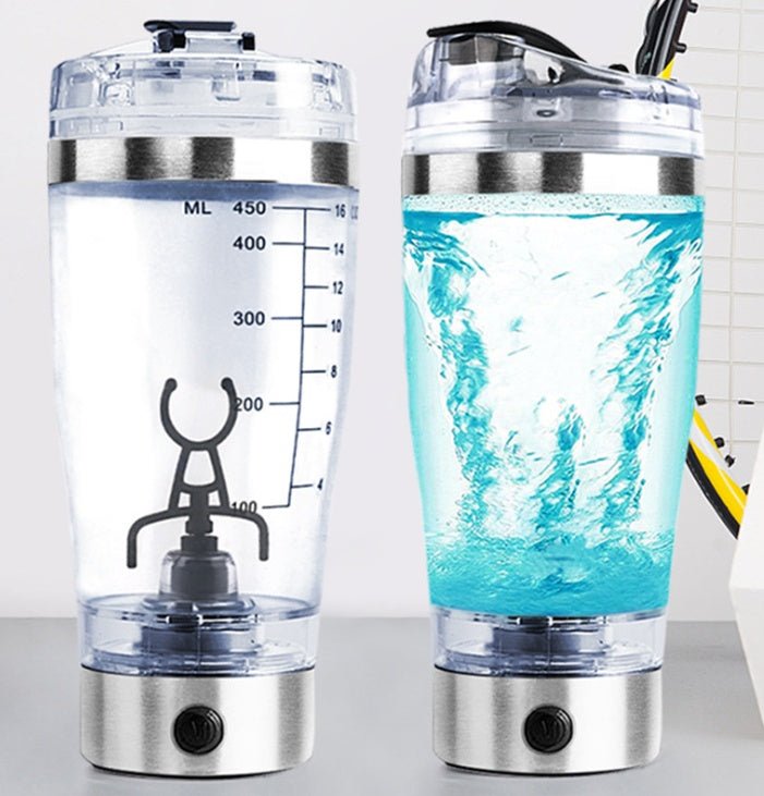 Portable Electric Protein Shaker Bottle, USB Rechargeable Blender