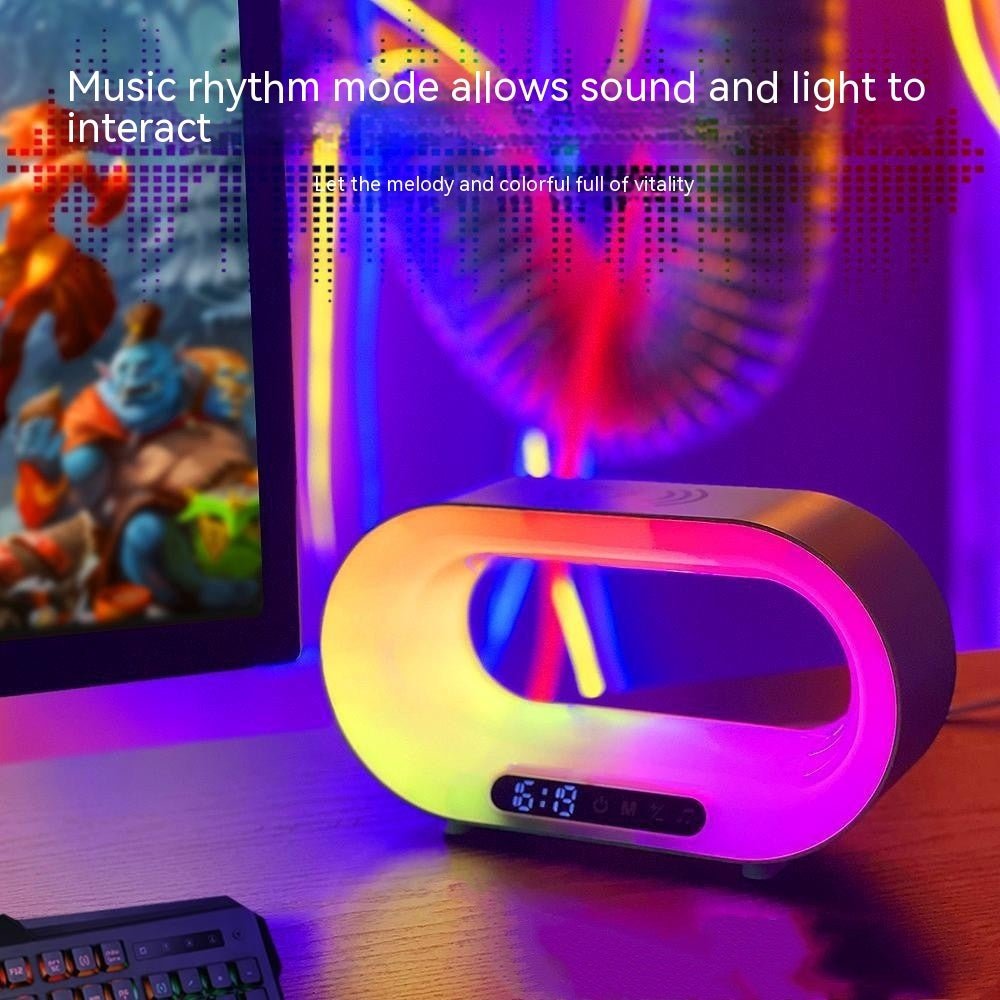 3-in-1 Multifunction LED Night Light, App Control RGB Alarm Clock