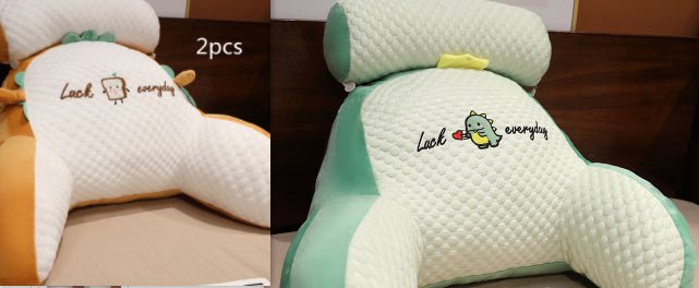 Large Fluffy Reading Cushion – Soft Bedside Backrest & Lumbar Support Pillow for Sofa, Bed & Office Chair