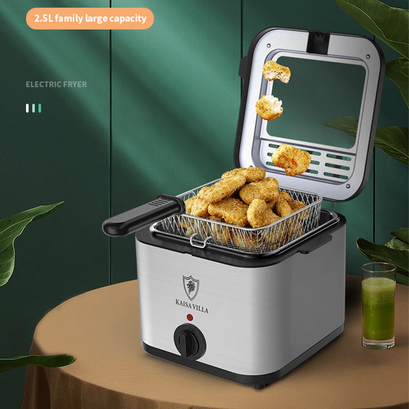 Multifunctional Electric Deep Fryer with 2.5L Capacity for Home Cooking